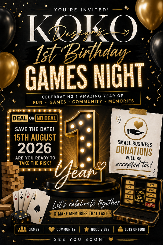 1st Birthday Games Night!!!!!!!