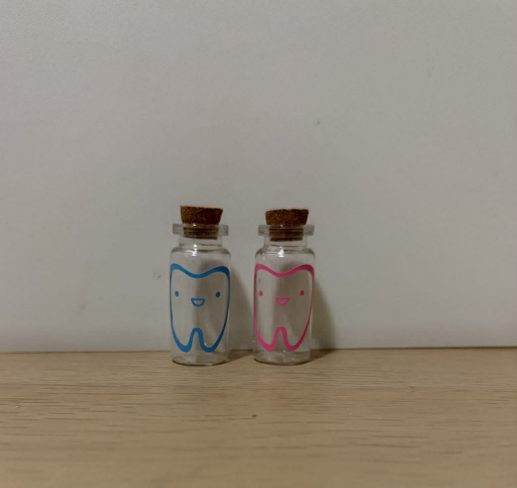 Tooth Fairy Mini Cork Bottle