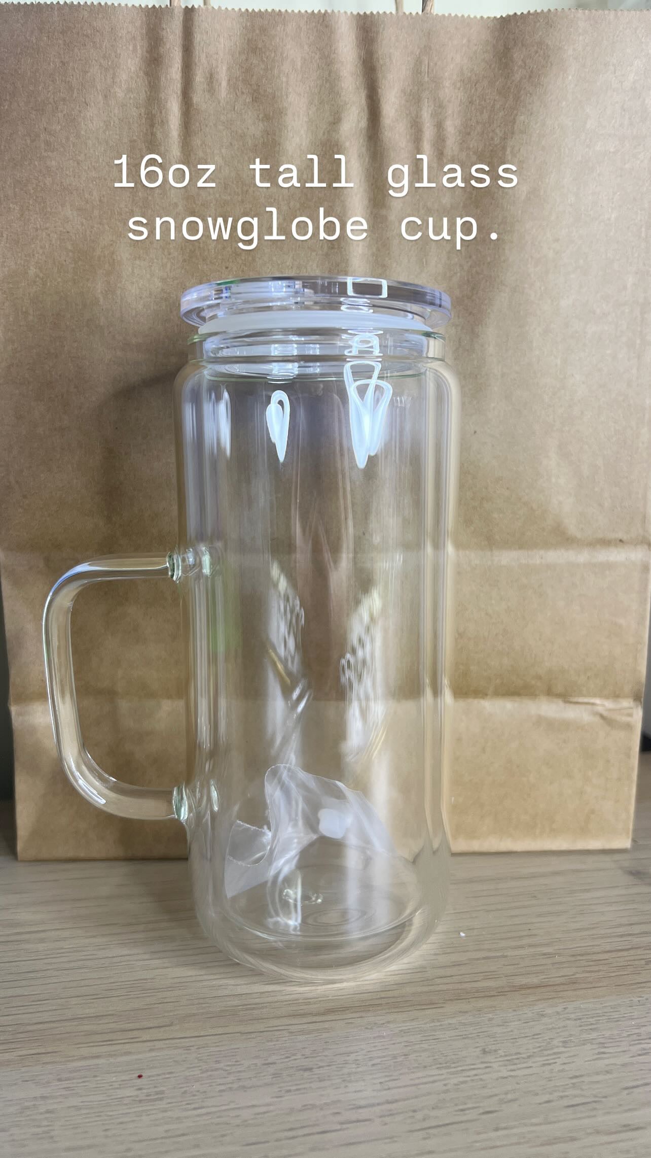Custom 16oz Tall Glass Tumbler
