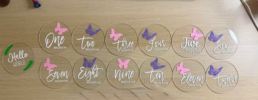 Milestone Acrylic Disc's