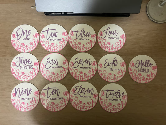 Milestone Acrylic Disc's